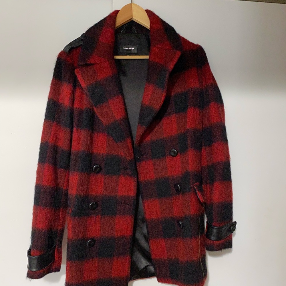 Mackagr Red Plaid Jacket